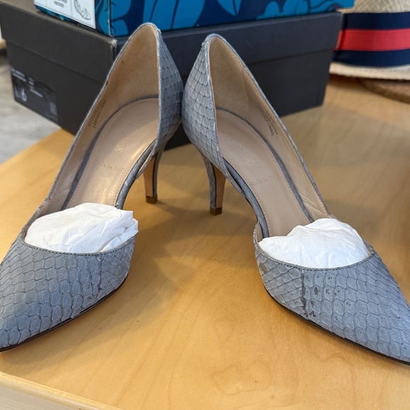 J. Crew Valentina Heels in Mercury Grey size 6 - Picture 8 of 13
